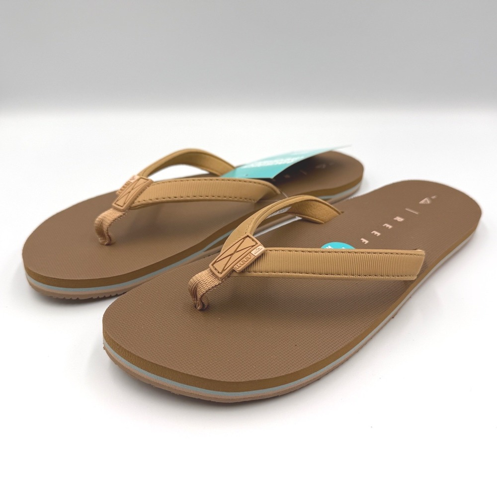REEF Solana Flip Flops Sandals Cocoa - CJ3586 - Water Friendly - Women's 9 *NEW* - Picture 2 of 10